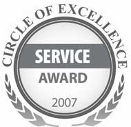 Circle of Excellence Award 2007